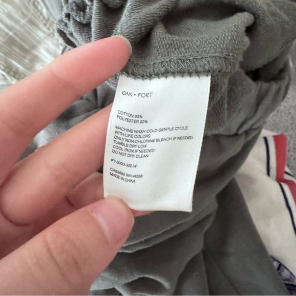 OAK + FORT SAGE GREEN LOUNGE PANTS - XS - Picture 10 of 17